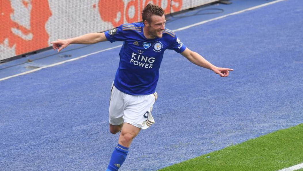 每日星报:莱斯特的球星杰米·瓦尔迪在水晶宫的进球中打进了英超第100